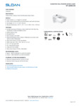 Sloan 2102459T Spec Sheet