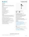 Sloan 3790011 Specsheet