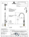 Equip by T&S 5F-1SLX05CA Specsheet Equip by T&S 5F-1SLX05CA Specsheet