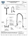T&S B-0133-SWV Spec Sheet T&S B-0133-SWV Spec Sheet