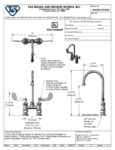 FAUCET DECK MT 4"C 5-3/4" GOOSENECK WB 9.8 GPM