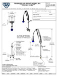 T&S B-5110-CR-B8P Specsheet T&S B-5110-CR-B8P Specsheet