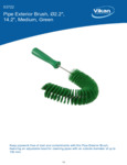 HOOK BRUSH, GREEN spec sheet HOOK BRUSH, GREEN spec sheet