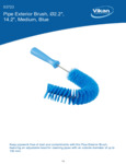 HOOK BRUSH, BLUE spec sheet