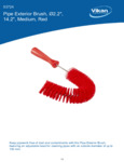 HOOK BRUSH, RED spec sheet