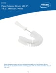 HOOK BRUSH, WHITE spec sheet