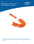 HOOK BRUSH, ORANGE spec sheet