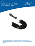 HOOK BRUSH, BLACK spec sheet