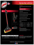 5373958 Libman Gator Mop Spec Sheet