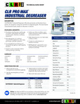 CLR Pro Max Industrial Degreaser Specsheet