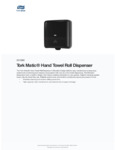 Tork Elevation Matic® 5510282 Black Hands Free Paper Towel Dispenser