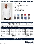 FLEXBATISTE CAFE SHIRT 1297 Spec Sheet