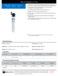 Bunn WEQ 56000.003 Single Water Filtration System for Tea Brewers Bunn WEQ 56000.003 Single Water Filtration System for Tea Brewers