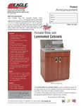 Eagle Group Portable Hand Sink Spec Sheet Eagle Group Portable Hand Sink Spec Sheet