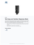 Tork Soap and Sanitizer Dispenser Specsheet