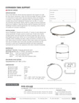 598-021 SERIES - EXPANSION TANK SUPPORT KIT - SPEC SHEET 598-021 SERIES - EXPANSION TANK SUPPORT KIT - SPEC SHEET