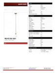 60-1831 Spec Sheet 60-1831 Spec Sheet