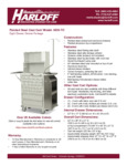 HEAT SEALED POWDER COAT CAST CART WITH TOP SHELF spec sheet HEAT SEALED POWDER COAT CAST CART WITH TOP SHELF spec sheet