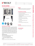 WC4ED 208/3 spec sheet WC4ED 208/3 spec sheet