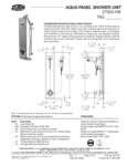 zurn shower unit spec sheet zurn shower unit spec sheet