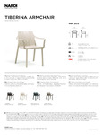 Nardi Tiberina Armchair Specsheet