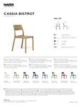 Nardi Cassia Bistrot Specsheet