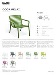 Nardi Doga Relax Specsheet Nardi Doga Relax Specsheet