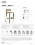 Nardi Cassia Stool Specsheet