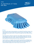 Vikan Scrub Brush Specsheet