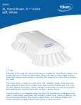 Vikan Scrub Brush Specsheet