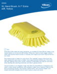 Vikan Scrub Brush Specsheet
