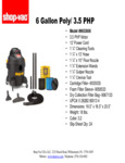 6 gallon poly spec