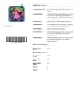  Dubble Buble 3-Flavor Gum 25lb Specsheet