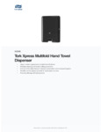 Tork XPress Multifold Hand Towel Dispenser Specsheet