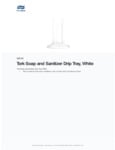 Tork Soap and Sanitzer Drip Tray Specsheet