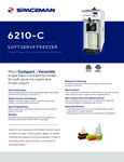 7156210CX Spaceman Soft Serve Spec Sheet