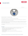 ABUS Diskus 24IB/70 Specsheet