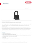ABUS 70/35 Specsheet ABUS 70/35 Specsheet