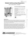 Lakeside 7100 Plate Dispenser Spec Sheet Lakeside 7100 Plate Dispenser Spec Sheet