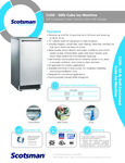 Scotsman CU50 Specsheet Scotsman CU50 Specsheet