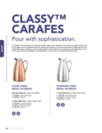 Service Ideas Classy Carafes Specsheet Service Ideas Classy Carafes Specsheet