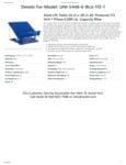 VESTIL LIFT TBL 6K 54X48 BLUE 115V 1P spec sheet