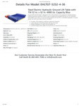VESTIL EHYD GRND LIFT TBL W/TLT 4K 52X52 spec sheet