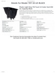 736TDTBLKLD50_Spec Sheet