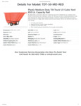 736TDTREDMD50_Spec Sheet