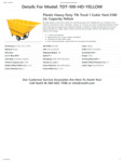 736TDTYELHD100_Spec Sheet 736TDTYELHD100_Spec Sheet