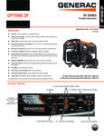 Generac 8011 Generator Specsheet