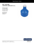 Blucher Jointing Lubricant Specsheet