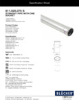 Blucher Straight Pipe Specsheet