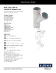 Blucher Oblique Branch Specsheet
